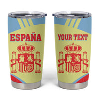 Spain 2026 Football Custom Tumbler Cup Espana La Roja Sporty Style