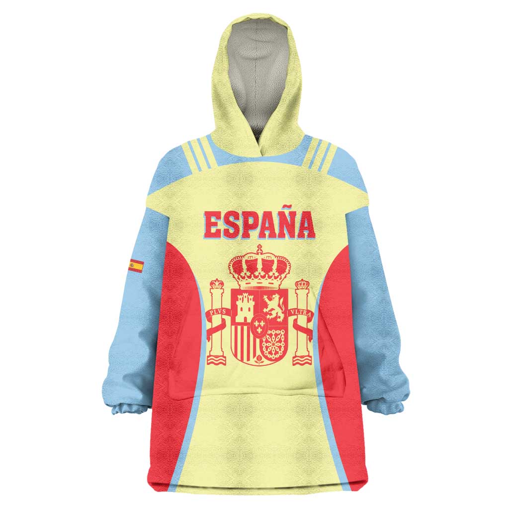 Spain 2026 Football Custom Wearable Blanket Hoodie Espana La Roja Sporty Style
