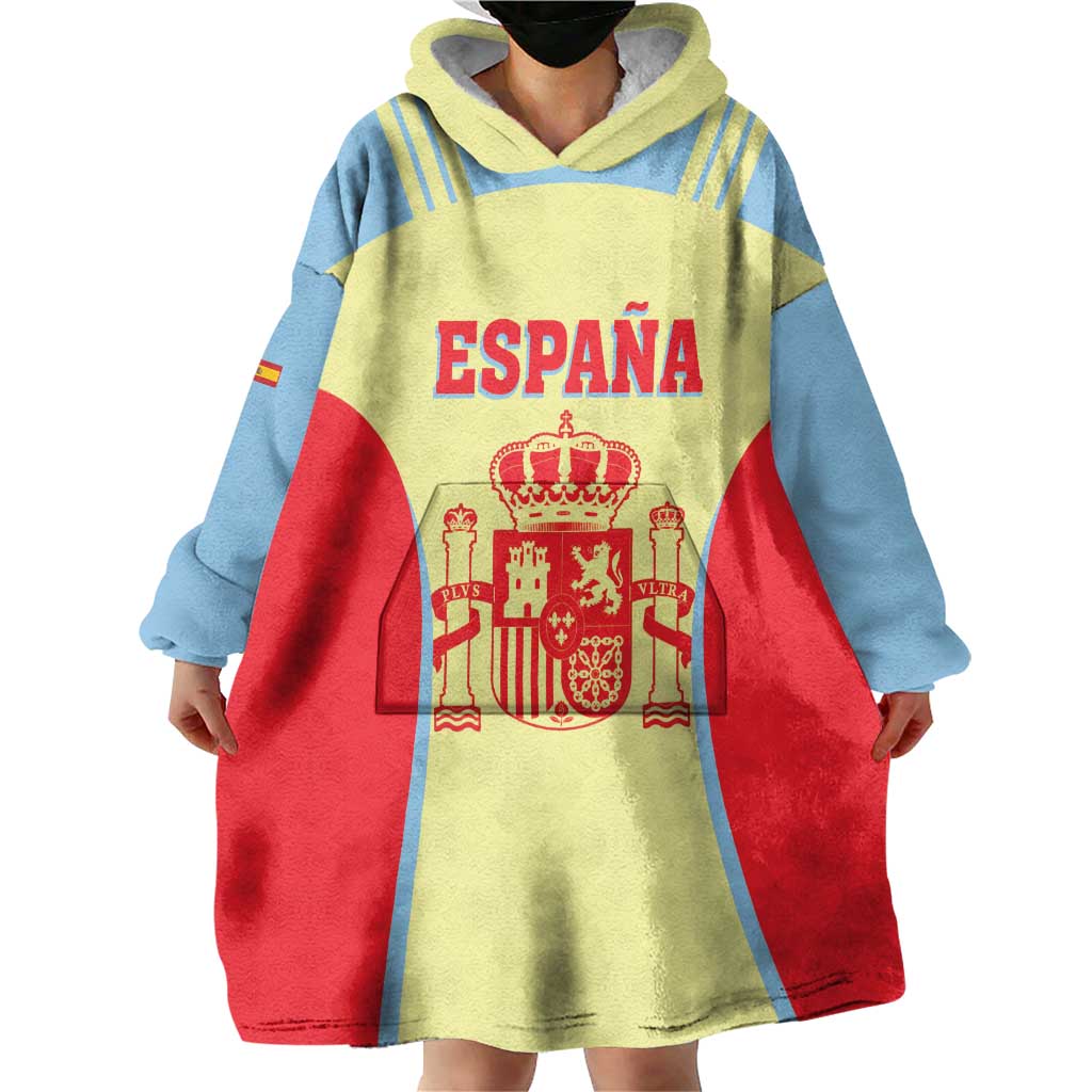 Spain 2026 Football Custom Wearable Blanket Hoodie Espana La Roja Sporty Style