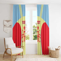 Spain 2026 Football Custom Window Curtain Espana La Roja Sporty Style