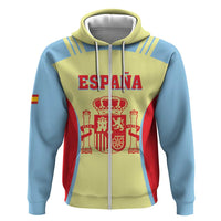 Spain 2026 Football Custom Zip Hoodie Espana La Roja Sporty Style