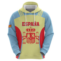 Spain 2026 Football Custom Zip Hoodie Espana La Roja Sporty Style