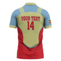 Spain 2026 Football Custom Zipper Polo Shirt Espana La Roja Sporty Style