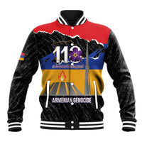 Armenian Genocide Remembrance Day Baseball Jacket Tsitsernakaberd 110th Anniversary Never Forget