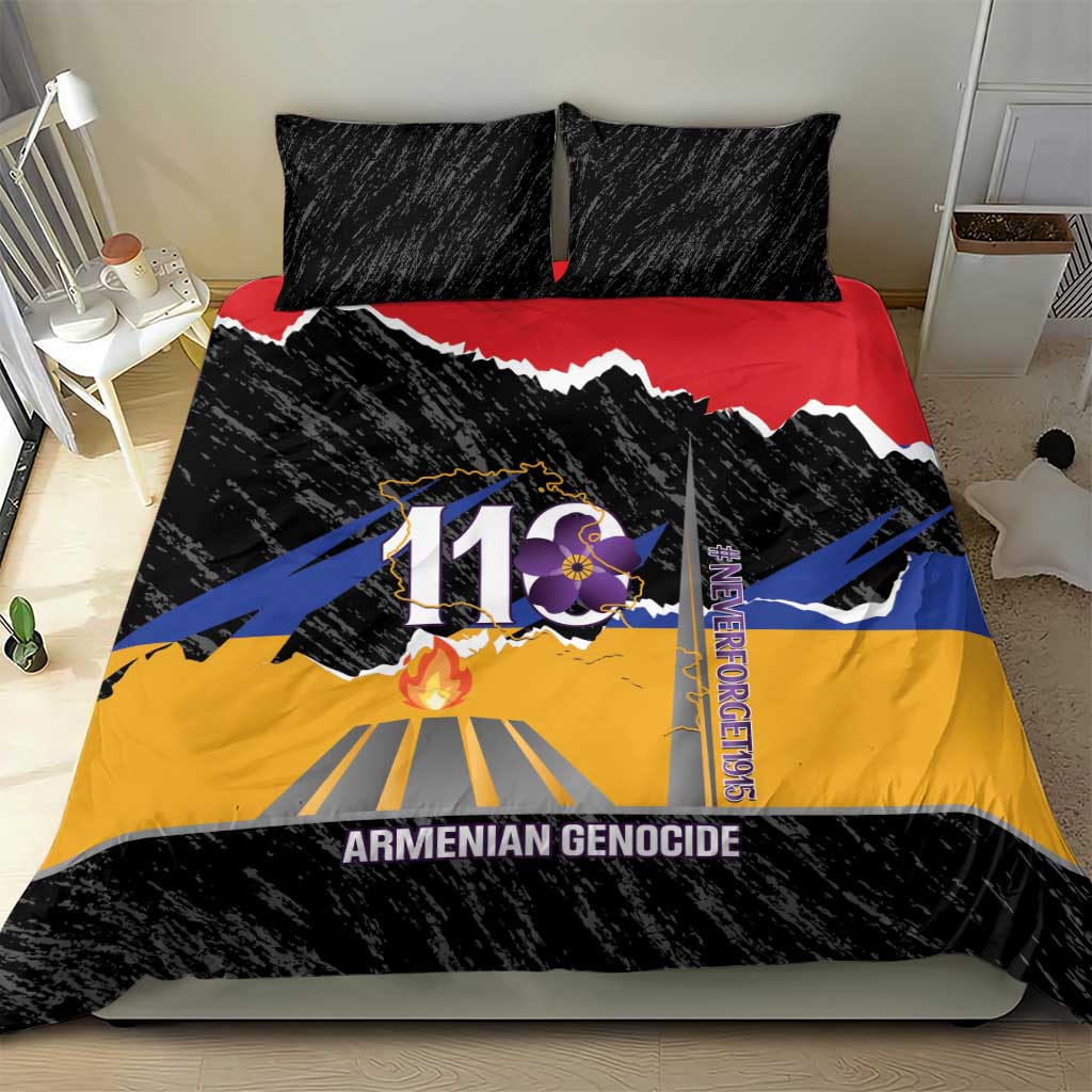 Armenian Genocide Remembrance Day Bedding Set Tsitsernakaberd 110th Anniversary Never Forget