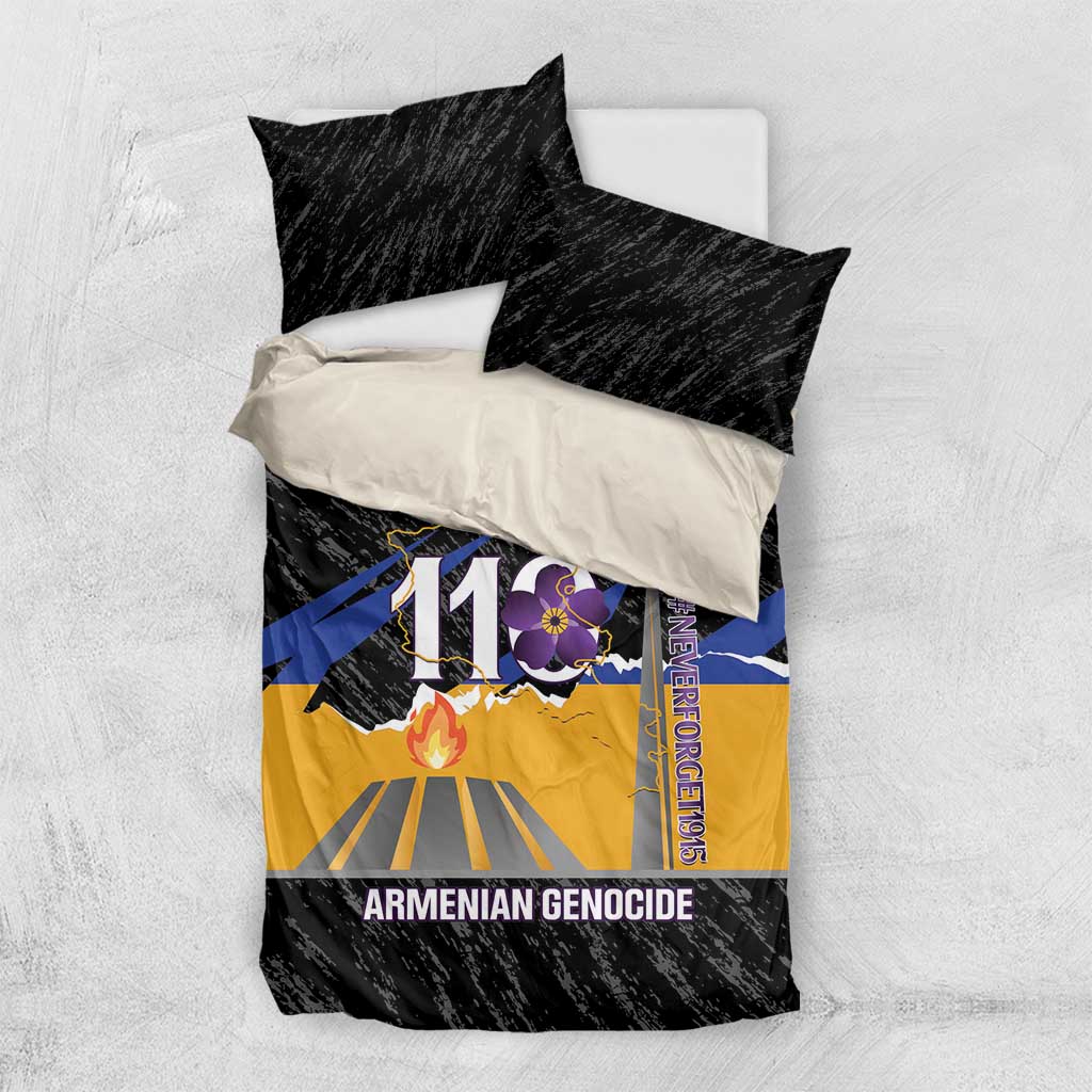 Armenian Genocide Remembrance Day Bedding Set Tsitsernakaberd 110th Anniversary Never Forget