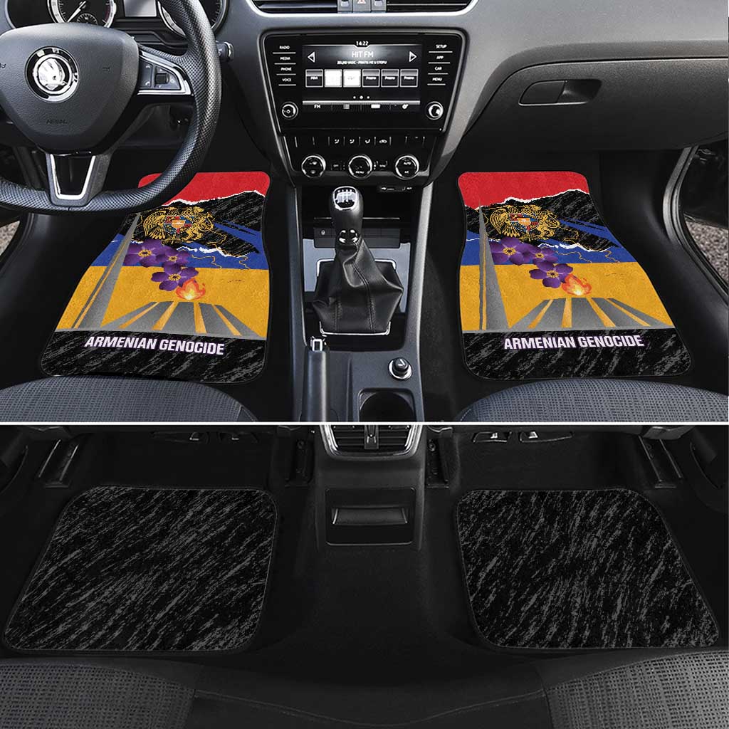 Armenian Genocide Remembrance Day Car Mats Tsitsernakaberd 110th Anniversary Never Forget