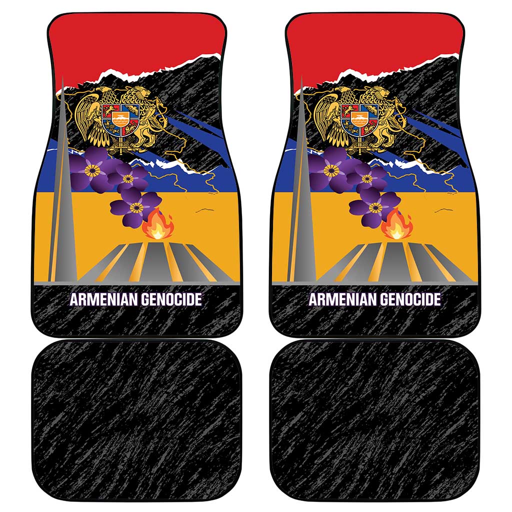 Armenian Genocide Remembrance Day Car Mats Tsitsernakaberd 110th Anniversary Never Forget