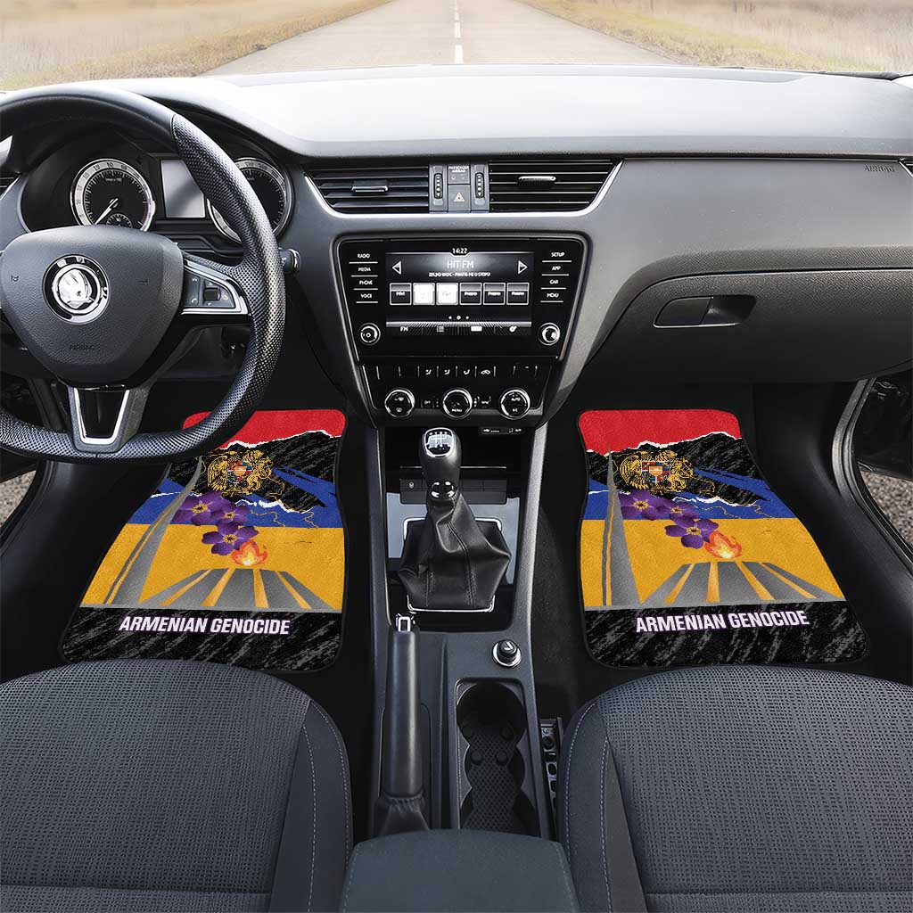 Armenian Genocide Remembrance Day Car Mats Tsitsernakaberd 110th Anniversary Never Forget