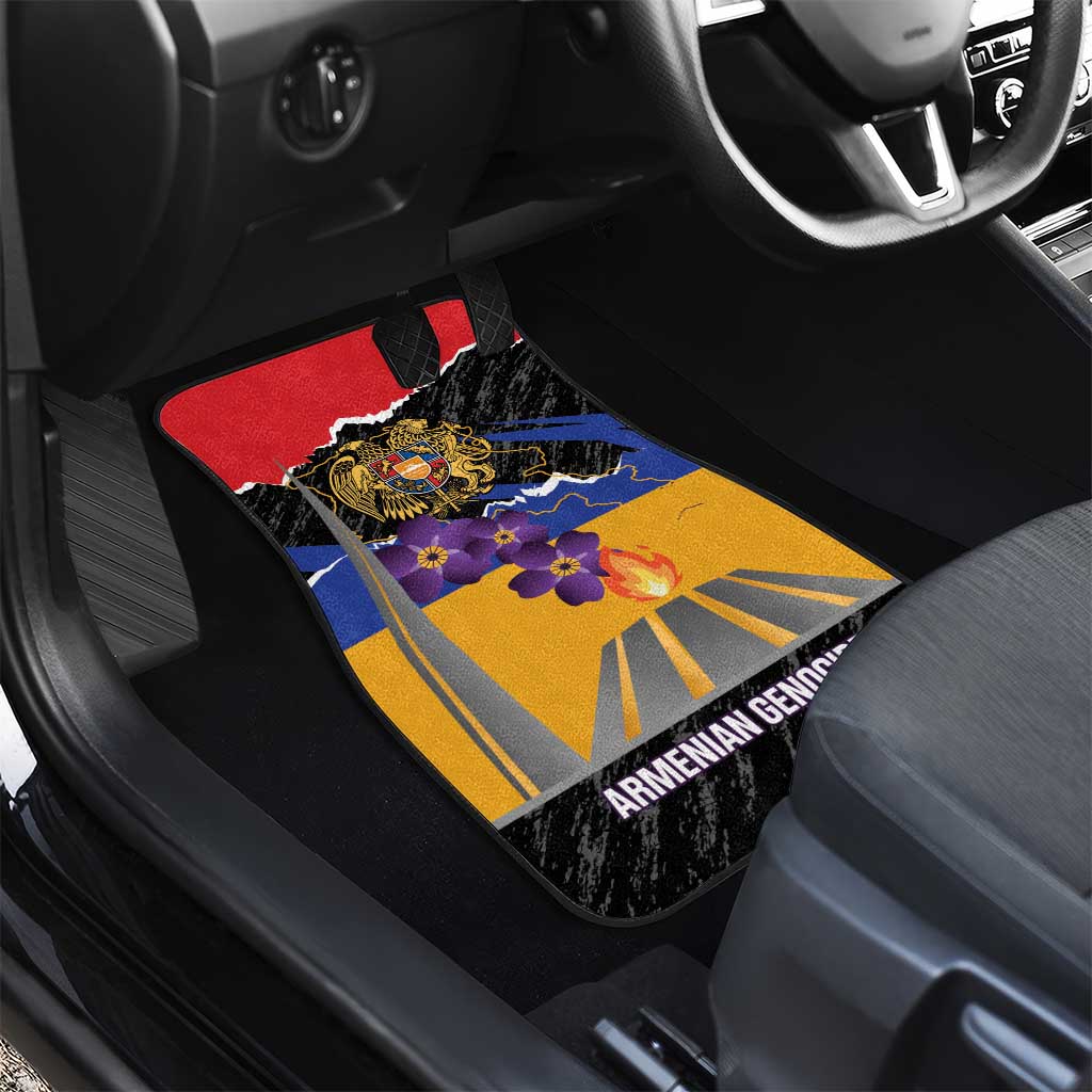 Armenian Genocide Remembrance Day Car Mats Tsitsernakaberd 110th Anniversary Never Forget