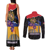 Armenian Genocide Remembrance Day Couples Matching Tank Maxi Dress and Long Sleeve Button Shirt Tsitsernakaberd 110th Anniversary Never Forget