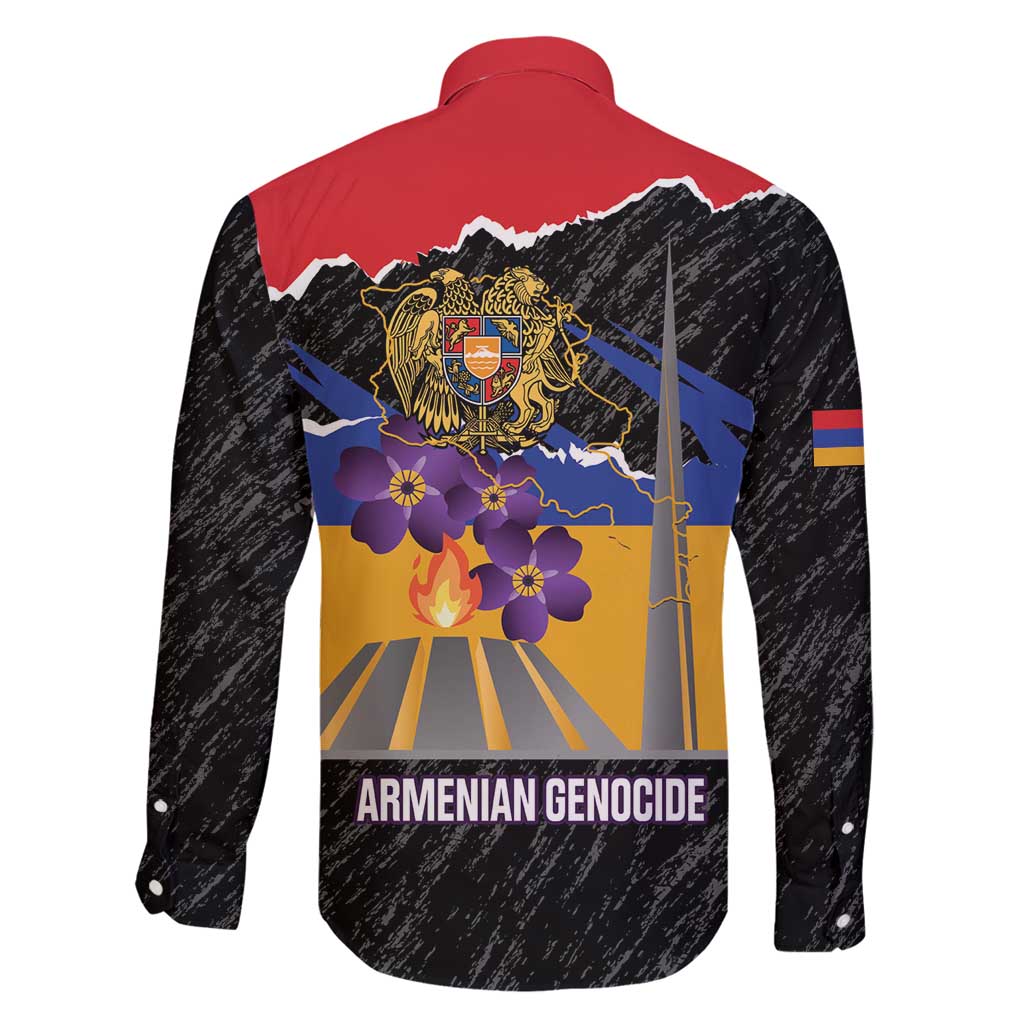 Armenian Genocide Remembrance Day Family Matching Off Shoulder Maxi Dress and Hawaiian Shirt Tsitsernakaberd 110th Anniversary Never Forget