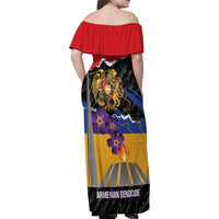Armenian Genocide Remembrance Day Family Matching Off Shoulder Maxi Dress and Hawaiian Shirt Tsitsernakaberd 110th Anniversary Never Forget