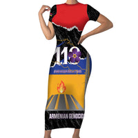 Armenian Genocide Remembrance Day Family Matching Short Sleeve Bodycon Dress and Hawaiian Shirt Tsitsernakaberd 110th Anniversary Never Forget