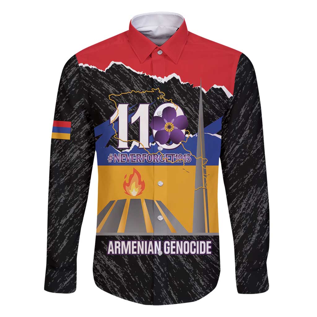 Armenian Genocide Remembrance Day Family Matching Tank Maxi Dress and Hawaiian Shirt Tsitsernakaberd 110th Anniversary Never Forget