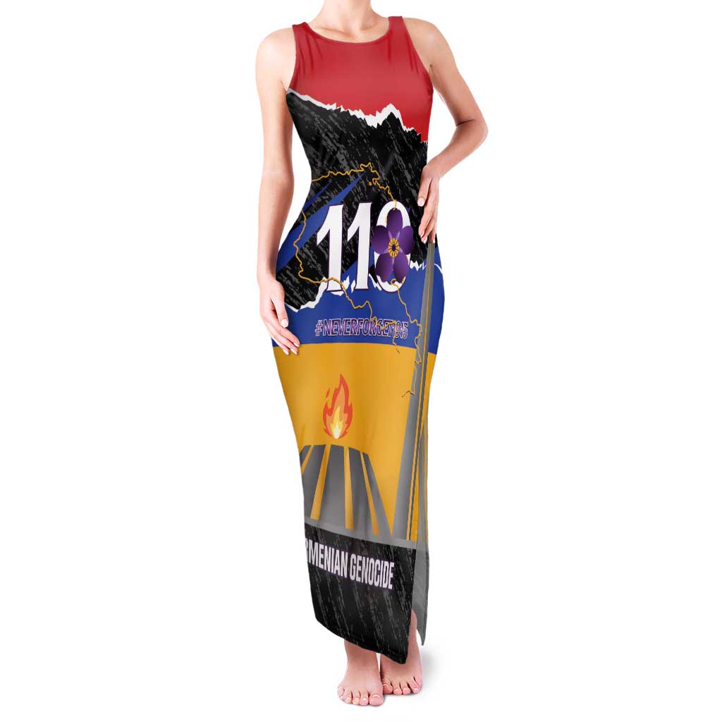 Armenian Genocide Remembrance Day Family Matching Tank Maxi Dress and Hawaiian Shirt Tsitsernakaberd 110th Anniversary Never Forget