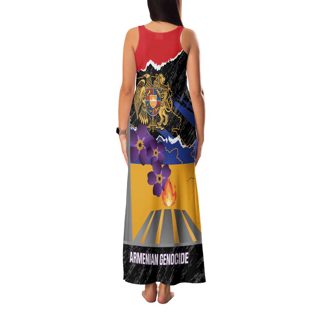 Armenian Genocide Remembrance Day Family Matching Tank Maxi Dress and Hawaiian Shirt Tsitsernakaberd 110th Anniversary Never Forget