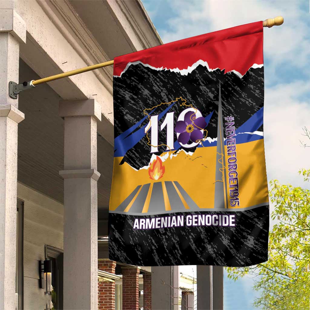Armenian Genocide Remembrance Day Garden Flag Tsitsernakaberd 110th Anniversary Never Forget