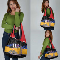 Armenian Genocide Remembrance Day Grocery Bag Tsitsernakaberd 110th Anniversary Never Forget