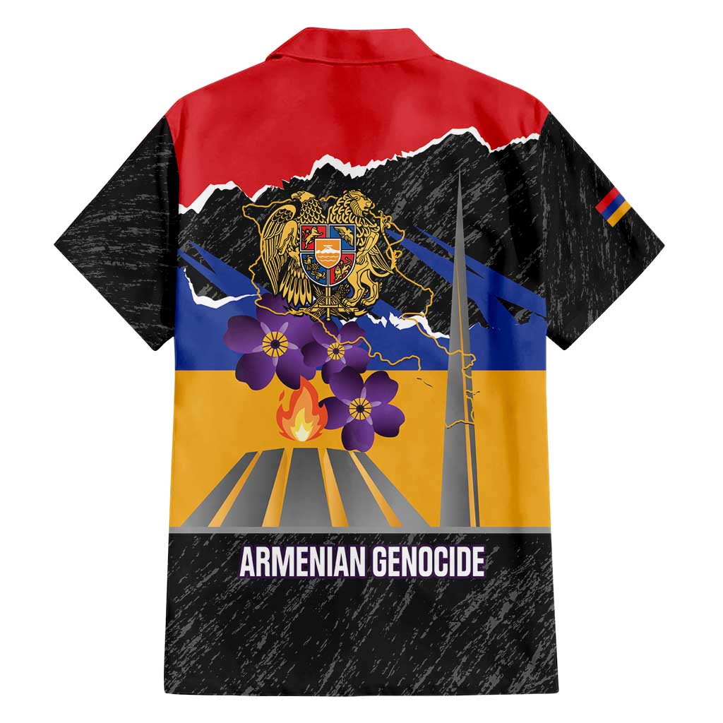 Armenian Genocide Remembrance Day Hawaiian Shirt Tsitsernakaberd 110th Anniversary Never Forget