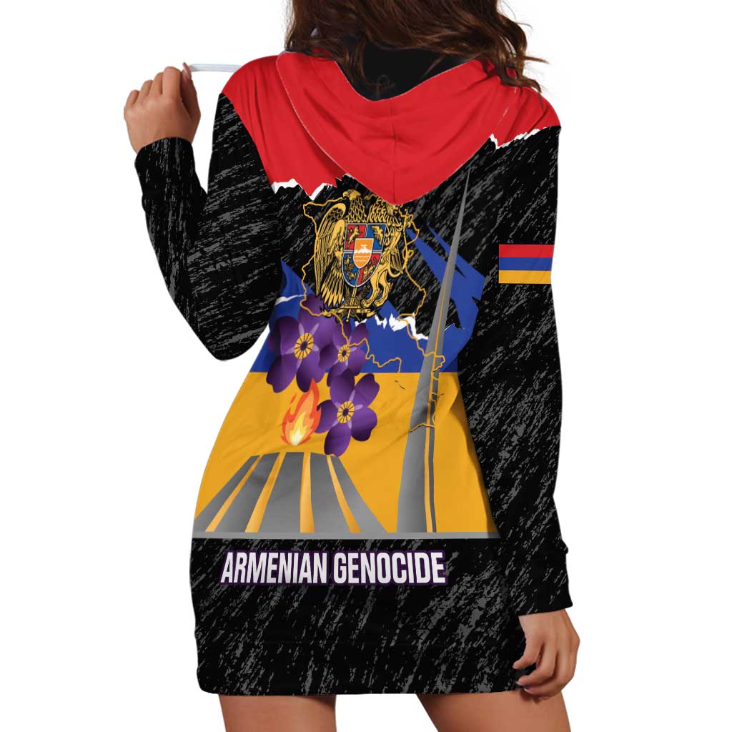 Armenian Genocide Remembrance Day Hoodie Dress Tsitsernakaberd 110th Anniversary Never Forget