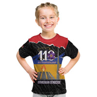 Armenian Genocide Remembrance Day Kid T Shirt Tsitsernakaberd 110th Anniversary Never Forget