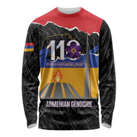 Armenian Genocide Remembrance Day Long Sleeve Shirt Tsitsernakaberd 110th Anniversary Never Forget