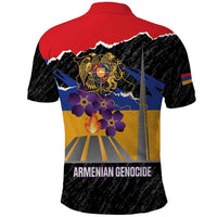 Armenian Genocide Remembrance Day Polo Shirt Tsitsernakaberd 110th Anniversary Never Forget