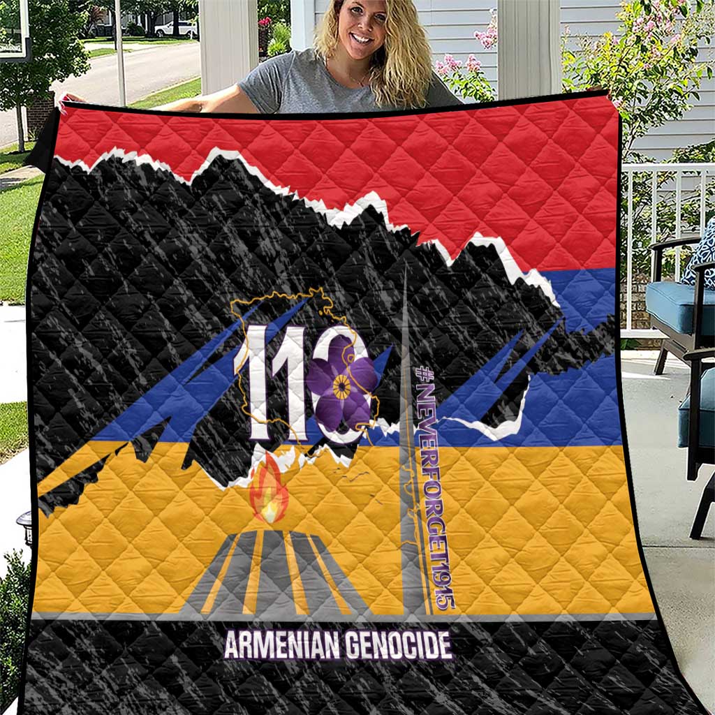 Armenian Genocide Remembrance Day Quilt Tsitsernakaberd 110th Anniversary Never Forget