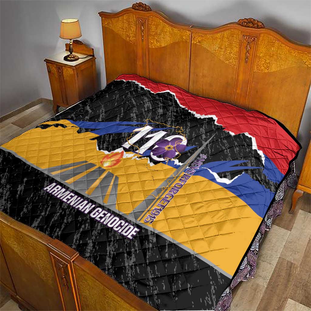 Armenian Genocide Remembrance Day Quilt Tsitsernakaberd 110th Anniversary Never Forget