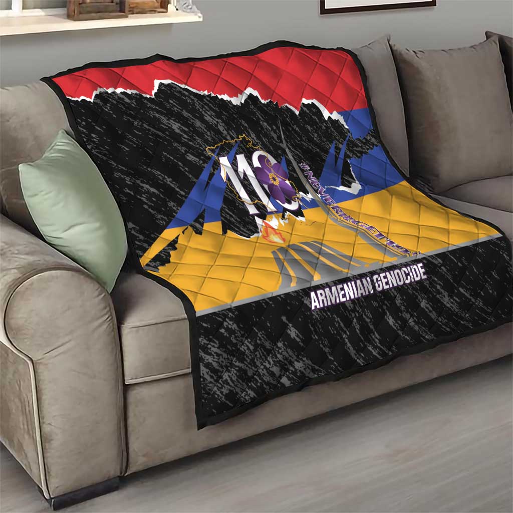 Armenian Genocide Remembrance Day Quilt Tsitsernakaberd 110th Anniversary Never Forget