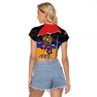 Armenian Genocide Remembrance Day Raglan Cropped T Shirt Tsitsernakaberd 110th Anniversary Never Forget