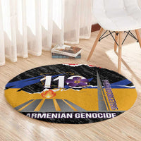 Armenian Genocide Remembrance Day Round Carpet Tsitsernakaberd 110th Anniversary Never Forget