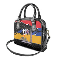 Armenian Genocide Remembrance Day Shoulder Handbag Tsitsernakaberd 110th Anniversary Never Forget