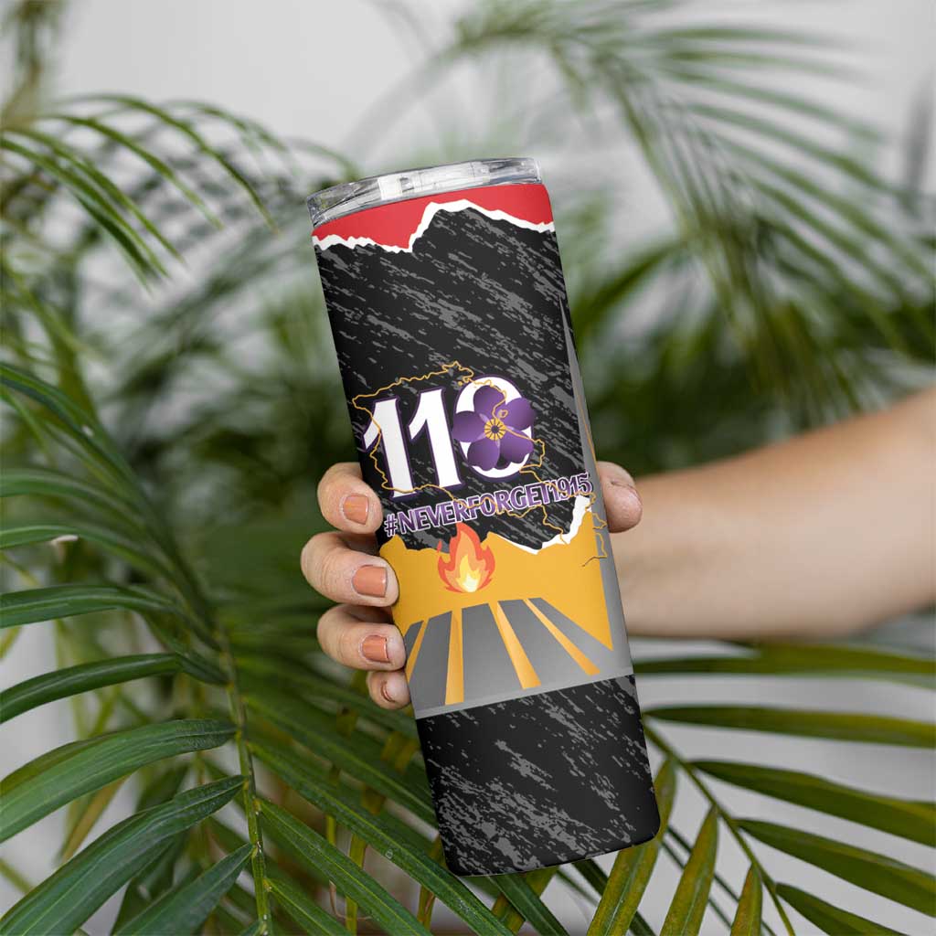 Armenian Genocide Remembrance Day Skinny Tumbler Tsitsernakaberd 110th Anniversary Never Forget