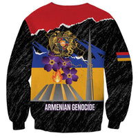 Armenian Genocide Remembrance Day Sweatshirt Tsitsernakaberd 110th Anniversary Never Forget