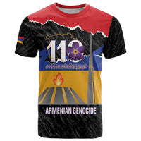 Armenian Genocide Remembrance Day T Shirt Tsitsernakaberd 110th Anniversary Never Forget