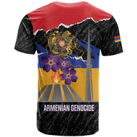 Armenian Genocide Remembrance Day T Shirt Tsitsernakaberd 110th Anniversary Never Forget