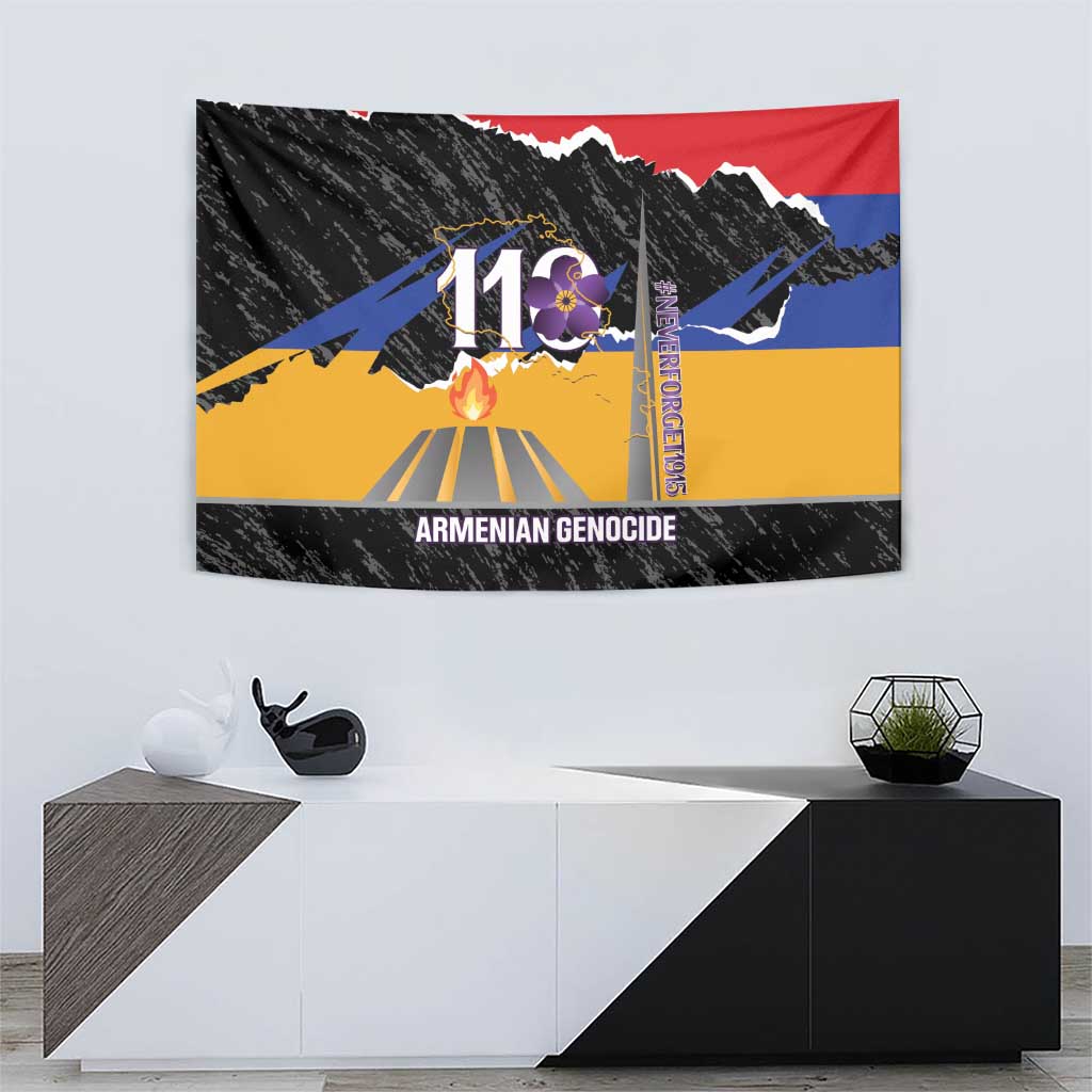Armenian Genocide Remembrance Day Tapestry Tsitsernakaberd 110th Anniversary Never Forget