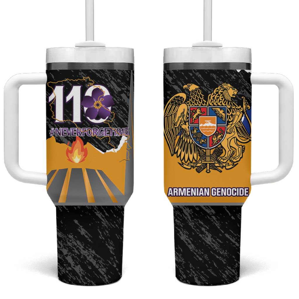 Armenian Genocide Remembrance Day Tumbler With Handle Tsitsernakaberd 110th Anniversary Never Forget