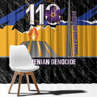 Armenian Genocide Remembrance Day Window Curtain Tsitsernakaberd 110th Anniversary Never Forget