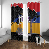 Armenian Genocide Remembrance Day Window Curtain Tsitsernakaberd 110th Anniversary Never Forget