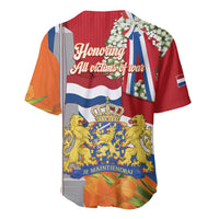 Netherlands Dodenherdenking Baseball Jersey Martyrs' Day Honoring All Victims Of War