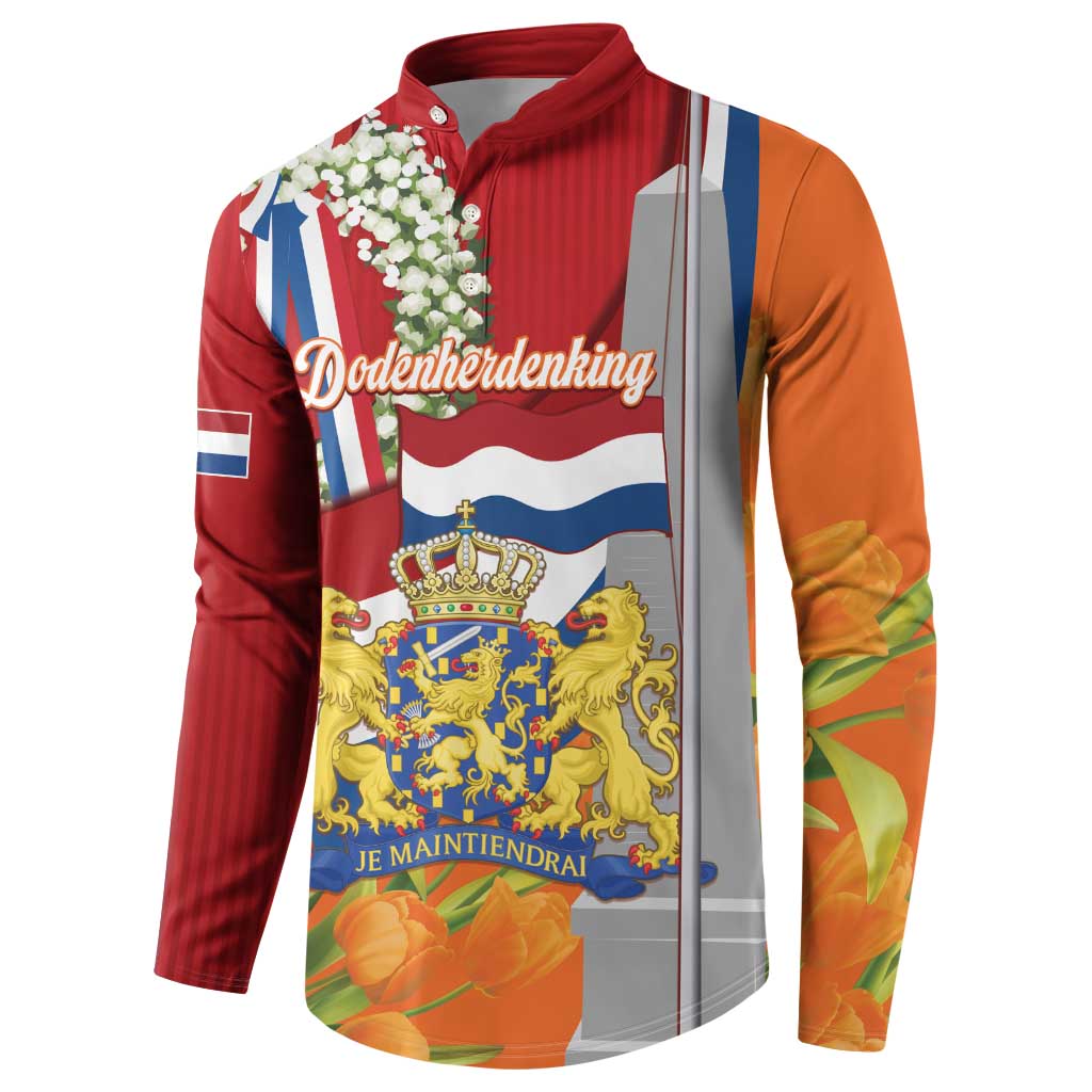 Netherlands Dodenherdenking Button Sweatshirt Martyrs' Day Honoring All Victims Of War