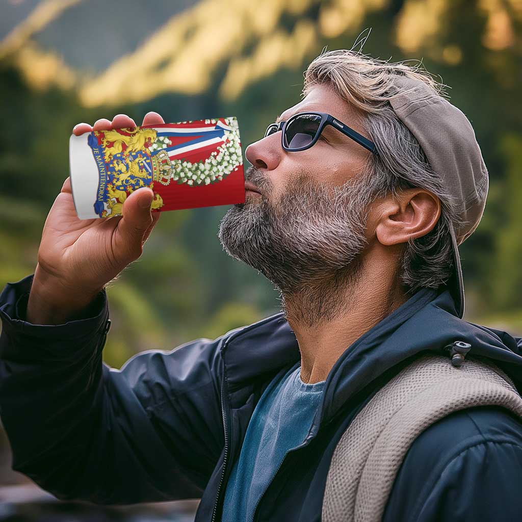 Netherlands Dodenherdenking 4 in 1 Can Cooler Tumbler Martyrs' Day Honoring All Victims Of War