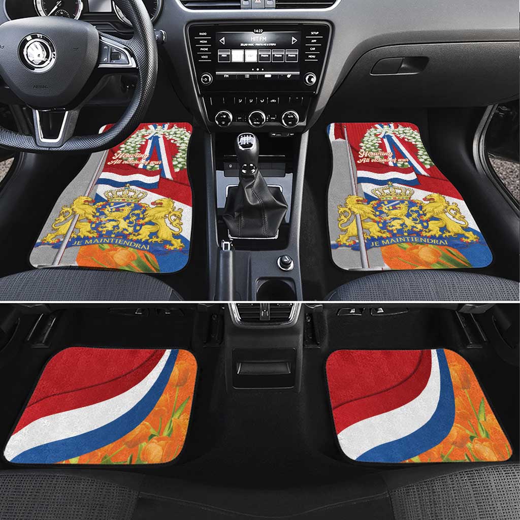 Netherlands Dodenherdenking Car Mats Martyrs' Day Honoring All Victims Of War