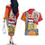 Netherlands Dodenherdenking Couples Matching Off The Shoulder Long Sleeve Dress and Hawaiian Shirt Martyrs' Day Honoring All Victims Of War