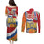 Netherlands Dodenherdenking Couples Matching Puletasi and Long Sleeve Button Shirt Martyrs' Day Honoring All Victims Of War