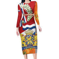 Netherlands Dodenherdenking Family Matching Long Sleeve Bodycon Dress and Hawaiian Shirt Martyrs' Day Honoring All Victims Of War