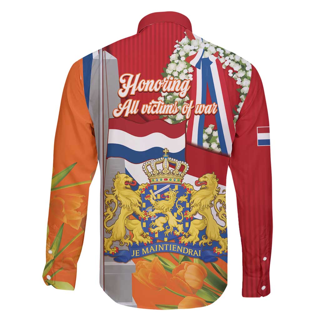 Netherlands Dodenherdenking Family Matching Mermaid Dress and Hawaiian Shirt Martyrs' Day Honoring All Victims Of War